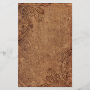 Embossed Leather Look Stationery