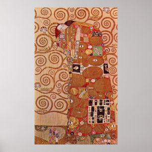 Embrace by Gustav Klimt Poster