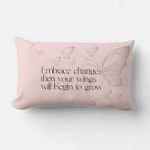 Embrace Change Lumbar Pillow