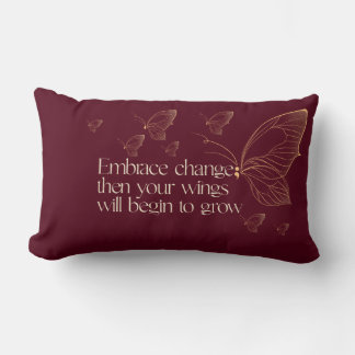 Embrace Change Lumbar Pillow