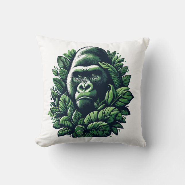 Embrace Comfort: Gorilla-Shaped Memory Foam Pillow (Front)