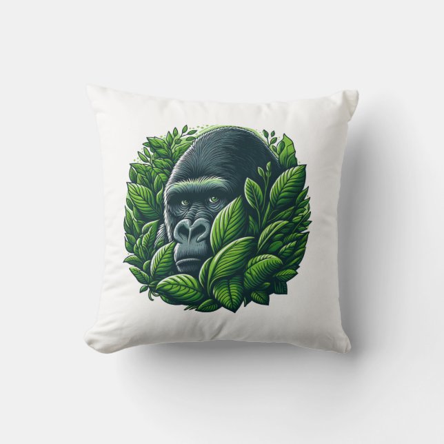 Embrace Comfort: Gorilla-Shaped Memory Foam Pillow (Front)