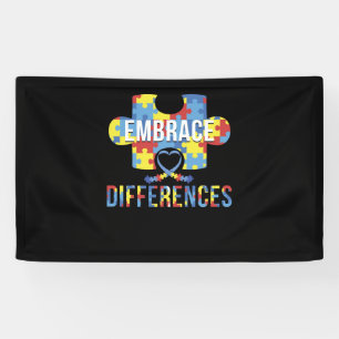 Embrace Differences Autism Awareness Banner