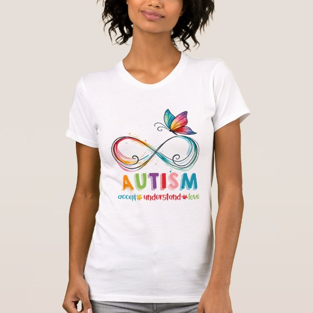Embrace Differences: Autism Awareness  T-Shirt (Front)