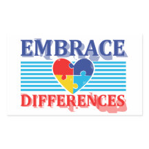 Embrace Differences Sticker