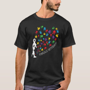 Embrace Differences     Support Autism Awareness D T-Shirt
