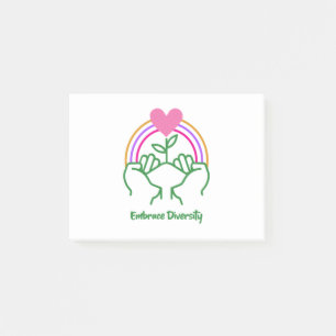 Embrace Diversity Post-it Notes