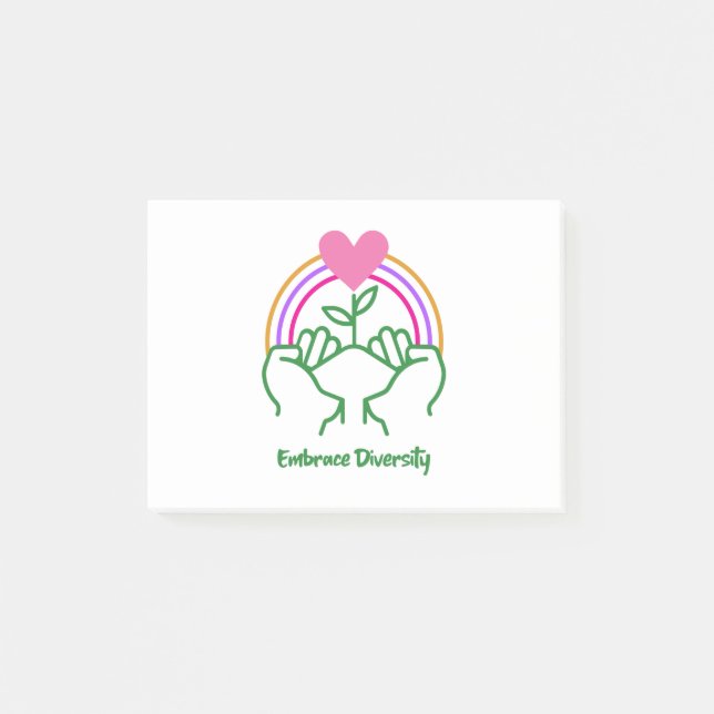 Embrace Diversity Post-it Notes (Front)