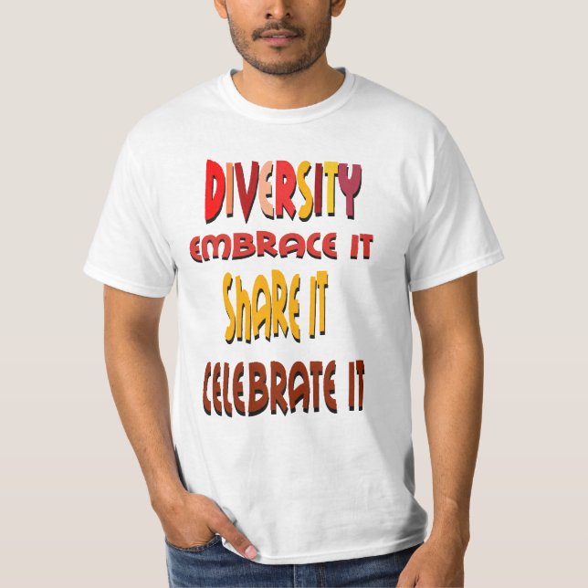Embrace Diversity T-Shirt (Front)
