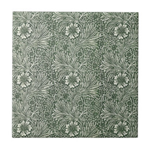 Embrace Elegance with Green Marigold Tile