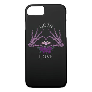 Embrace Goth Skeleton Heart Artistic Style Case-Mate iPhone Case