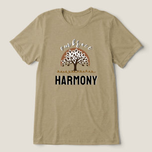 Embrace Harmony Abstract Tree Tri-Blend Shirt
