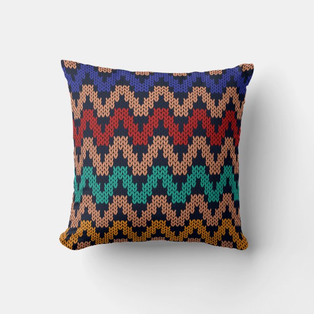 Embrace Hygge Vibes with Knitted Throw Pillows (Front)