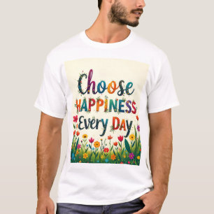 Embrace Joy: Choose Happiness Every Day T-Shirt