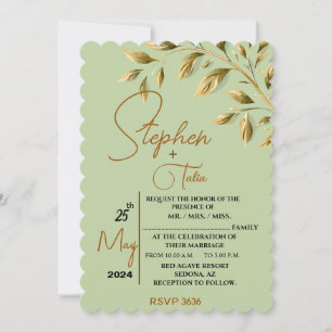 Embrace Natural Elegance  Invitation