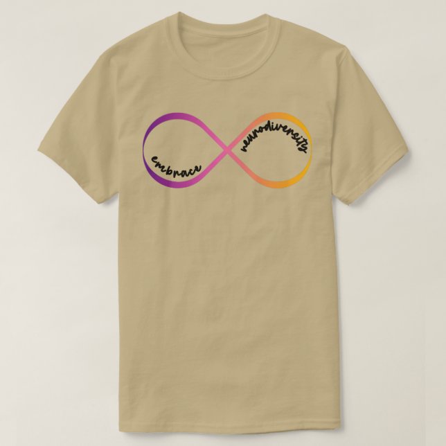 embrace neurodiversity7 T-Shirt (Design Front)