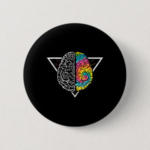 Embrace Neurodiversity ADHD LD Autism Awareness 6 Cm Round Badge