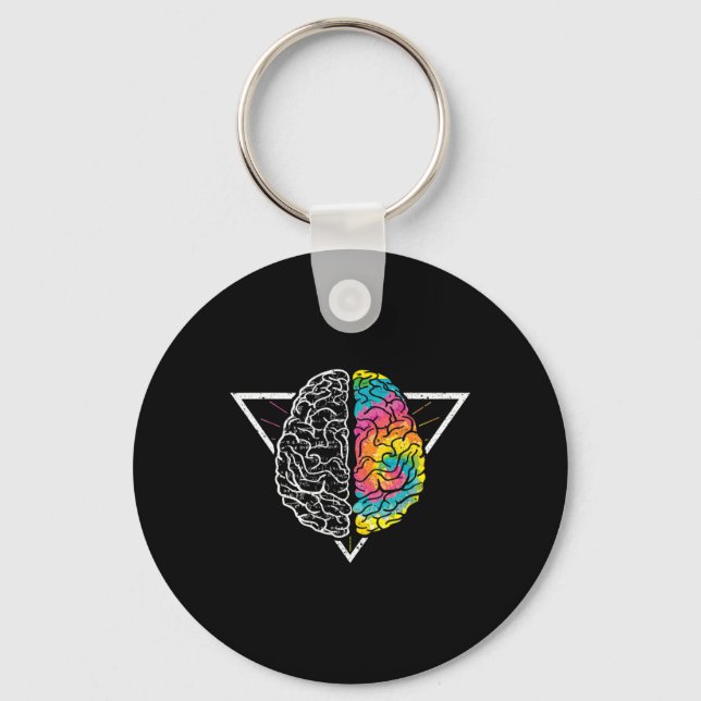 Embrace Neurodiversity ADHD LD Autism Awareness  Key Ring (Front)