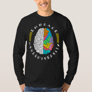 Embrace Neurodiversity Asd  Autism Awareness T-Shirt