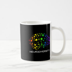 Embrace Neurodiversity Autism Adhd Asd Brain Srews Coffee Mug