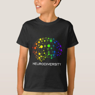 Embrace Neurodiversity Autism Adhd Asd Brain Srews T-Shirt