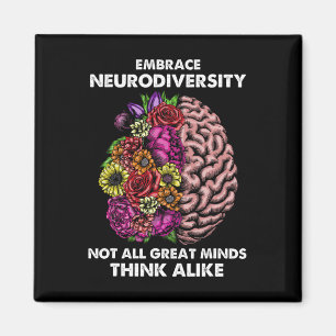 Embrace Neurodiversity Autism Awareness Adhd Sped Magnet