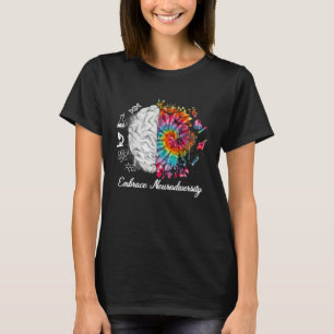Embrace Neurodiversity Autism Awareness ASD Men Wo T-Shirt