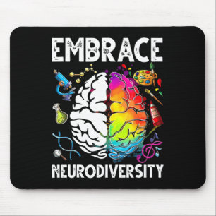 Embrace Neurodiversity Autism Awareness Teacher Mo Mouse Pad