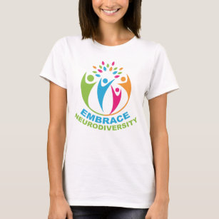 Embrace Neurodiversity Autism Spectrum Colourful T-Shirt