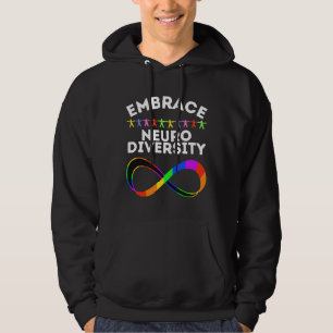 Embrace Neurodiversity Brain Embrace Adhd Autism A Hoodie
