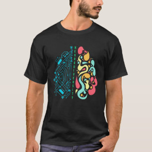 Embrace Neurodiversity Brain For Autism Awareness T-Shirt
