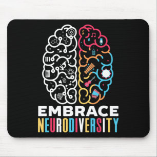 Embrace Neurodiversity Design for a Autism Awarene Mouse Pad