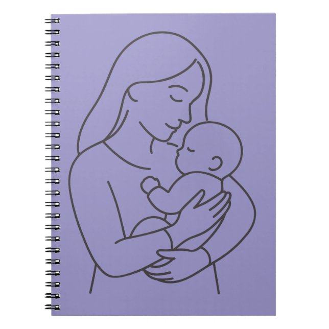  Embrace of Love  Unconditional Warmth  Notebook (Front)