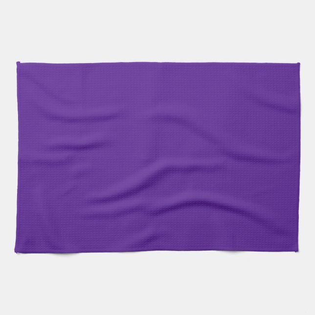 Embrace Rich and Vibrant Colour with Violet Purple Tea Towel (Horizontal)