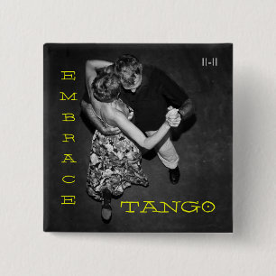 Embrace Tango 15 Cm Square Badge