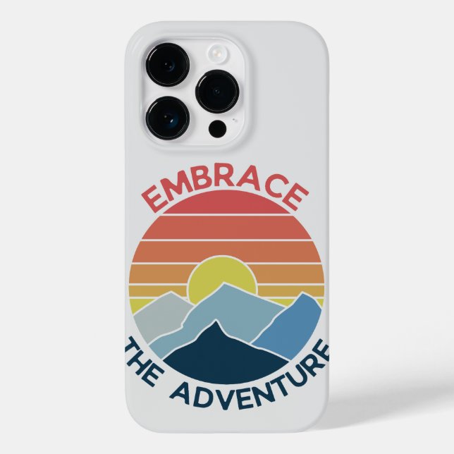 Embrace the adventure mountain adventure time Case-Mate iPhone case (Back)
