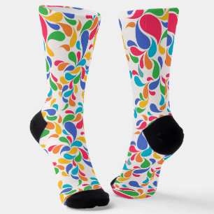 Embrace the Beauty of Flowing Colours Socks