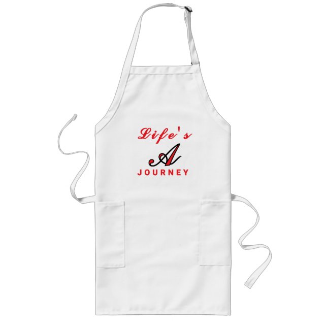 Embrace the Journey Apron for Kitchen Adventures (Front)