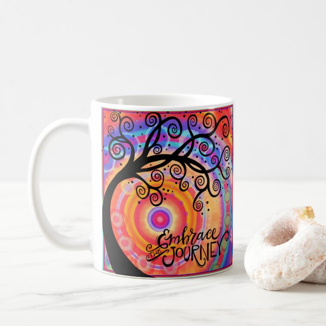 Embrace the Journey Coffee Mug (With Donut)