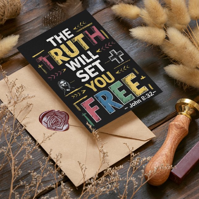 Embrace the Liberating Truth Postcard (Creator Uploaded)