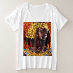 Embrace the Majesty of Nubian Queens” Plus Size T-Shirt