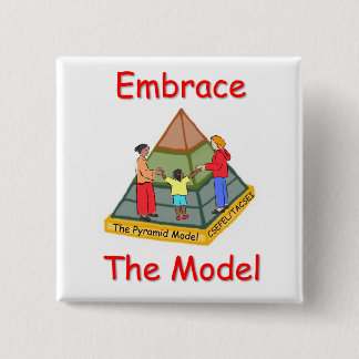 Embrace the Model 15 Cm Square Badge