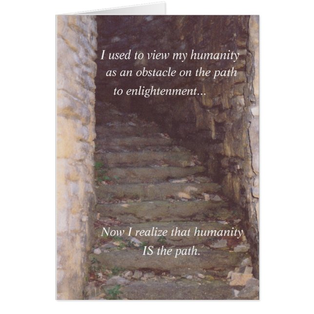  Embrace the Mystery Greeting Card  (Front)