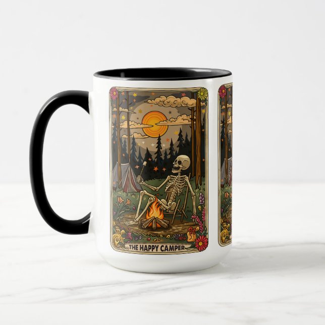 Embrace the Mystical Woods The Happy Camper Tarot Mug (Left)