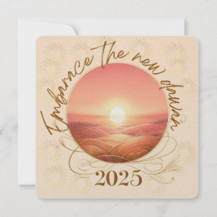 Embrace the New Dawn 2025 Holiday Card