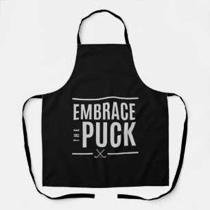 Embrace the Puck Hockey Apron