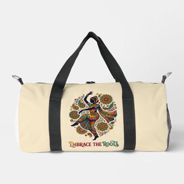 Embrace the Roots Dance Duffle Bag (Front)
