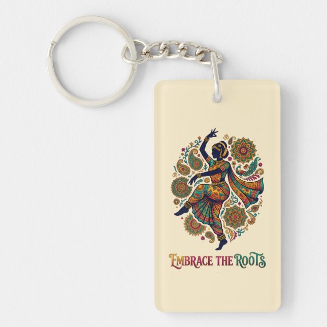 Embrace the Roots Dance Key Ring (Front)