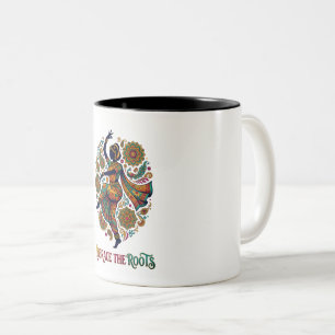 Embrace the Roots Dance Two-Tone Coffee Mug