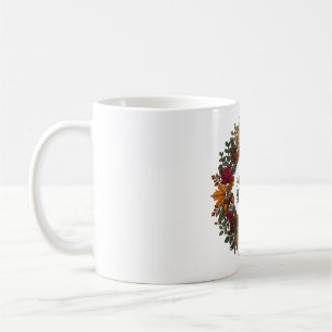 Embrace The Seasons Autumn Botanical Wreath Nature Coffee Mug